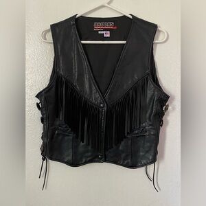 Brooks vintage leather vest